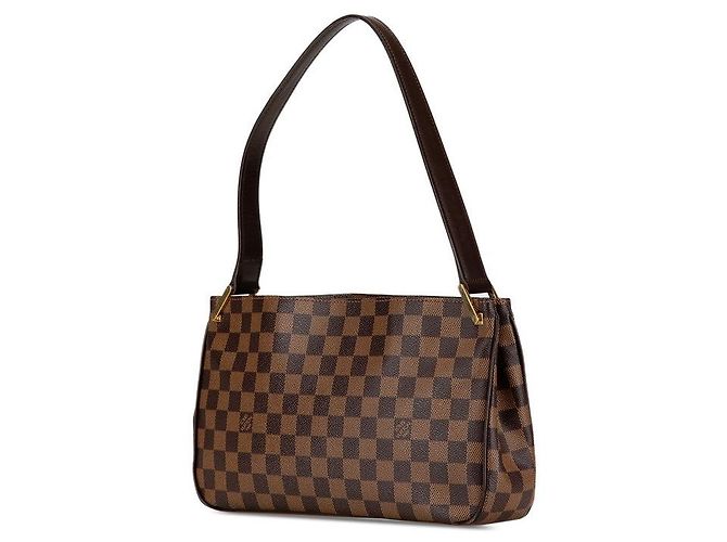 Borsa a tracolla Louis Vuitton Damier Overnue N51129 Marrone - vista 2