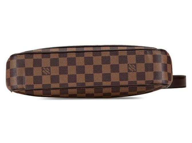 Borsa a tracolla Louis Vuitton Damier Overnue N51129 Marrone - vista 3