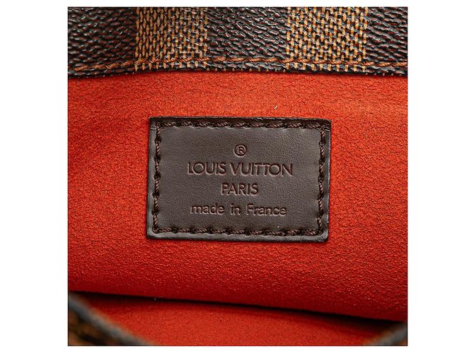 Borsa a tracolla Louis Vuitton Damier Overnue N51129 Marrone - vista 7