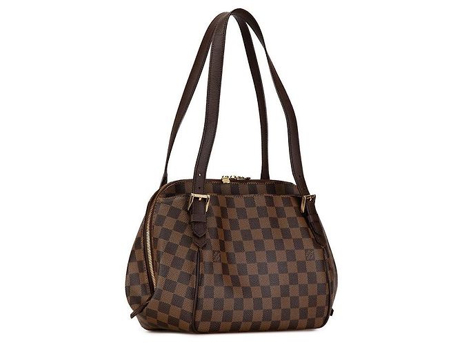 Louis Vuitton Damier Belem MM Schultertasche Braun - Ansicht 2
