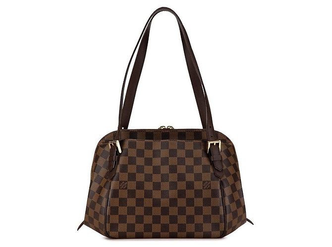 Louis Vuitton Damier Belem MM Schultertasche Braun - Ansicht 3