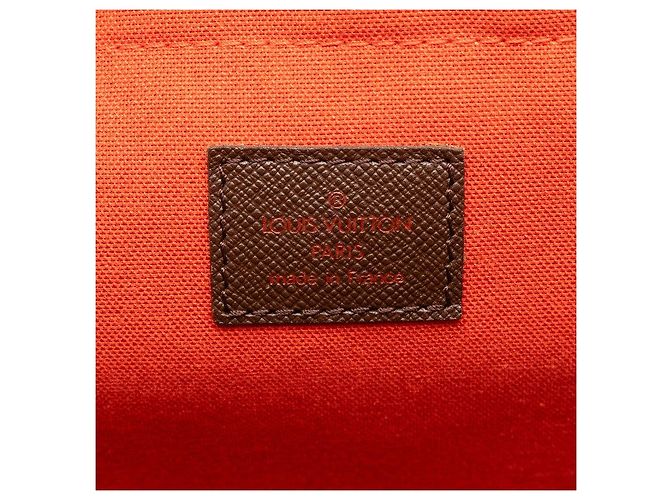 Louis Vuitton Damier Belem MM Schultertasche Braun - Ansicht 9