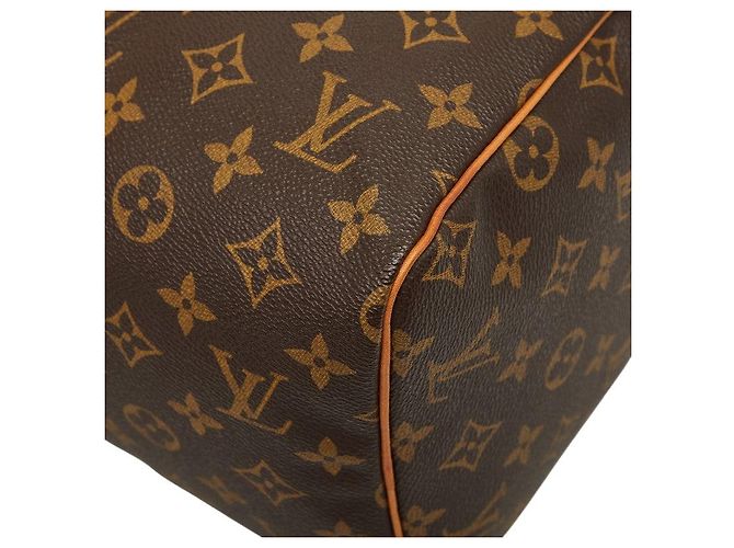 Sac à main Louis Vuitton Speedy 30 Monogram Marron - vue 6