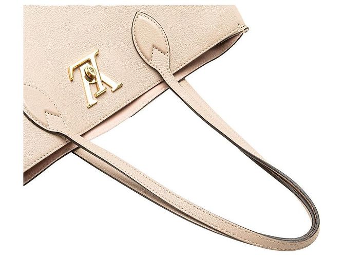 Louis Vuitton Lockme Shopper M57346 Marrom Bege - vista 5