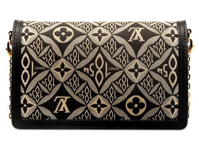Louis Vuitton Portefeuille Dauphine Chain Shoulder Bag Nero - vista 3