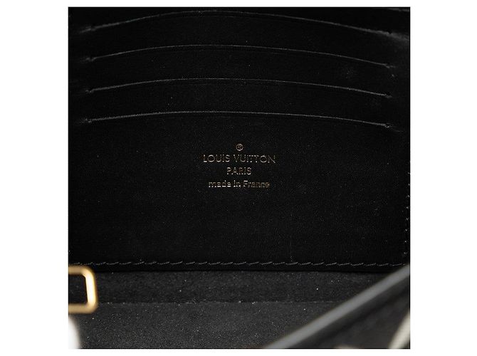 Louis Vuitton Portefeuille Dauphine Chain Shoulder Bag Nero - vista 7