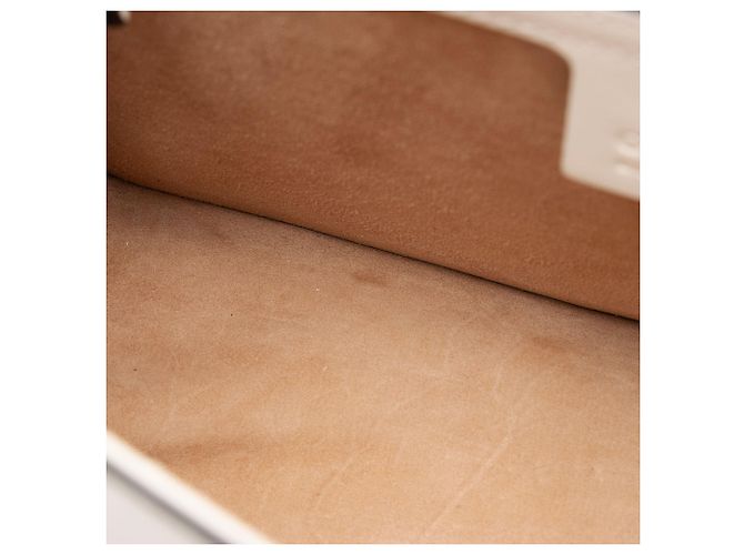 Borsa a tracolla piccola Gucci Leather Sylvie Bianco - vista 10