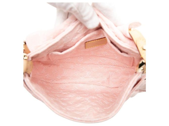 Borsa a tracolla Louis Vuitton Monogram Denim Sunset Rosa - vista 4