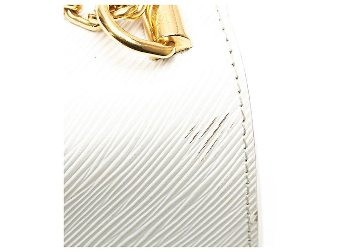 Louis Vuitton Epi Twist PM Schultertasche Weiß - Ansicht 5