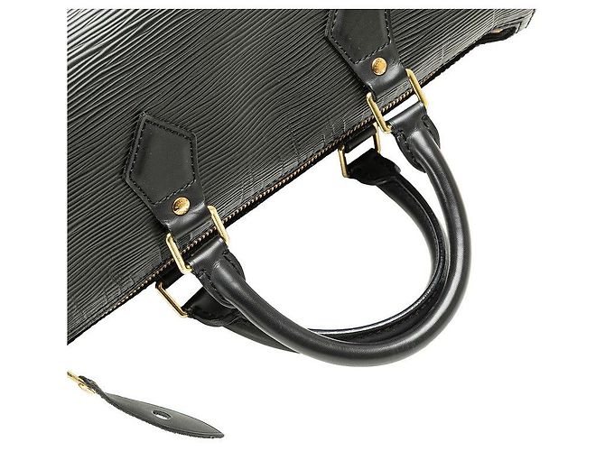 Louis Vuitton Epi Speedy 30 Handtasche Schwarz - Ansicht 6