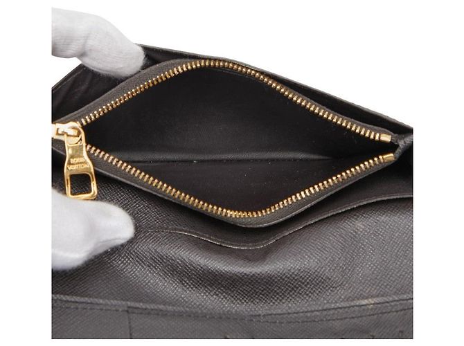 Louis Vuitton Portefeuille Plaza Long Wallet Castaño - vista 8