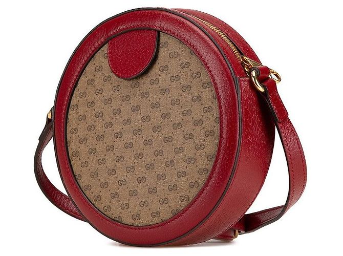 Gucci Doraemon Mini GG Supreme Crossbody Bag Braun Beige - Ansicht 2