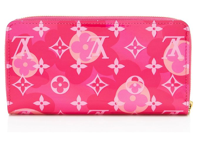 Cartera Zippy Valentine Louis Vuitton Monogram Vernis Rosa - vista 2