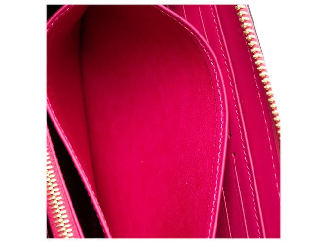 Cartera Zippy Valentine Louis Vuitton Monogram Vernis Rosa - vista 6