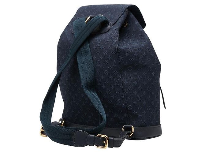 Louis Vuitton Monogram Mini Monsuri GM Rucksack Blau - Ansicht 2