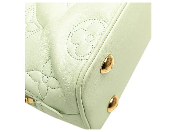 Louis Vuitton Alma Soft BB Mahina Handtasche Grün - Ansicht 4