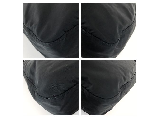 Prada Tessuto Shoulder Bag Black - view 3