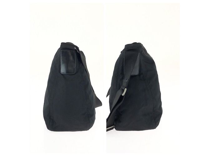 Prada Tessuto Shoulder Bag Black - view 8