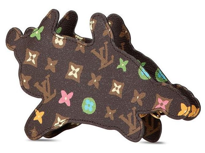 Bolso bandolera Louis Vuitton Monogram Dog On Strap Castaño - vista 2