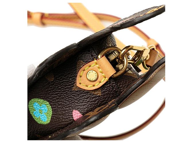 Bolso bandolera Louis Vuitton Monogram Dog On Strap Castaño - vista 7