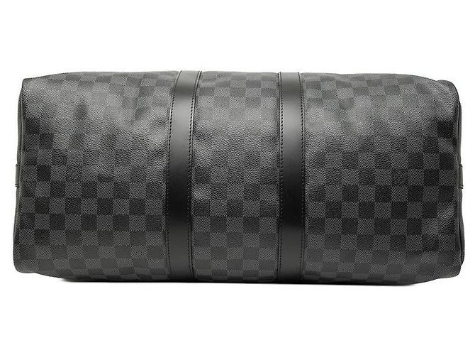 Louis Vuitton Keepall Bandouliere 45 Damier Graphite Schwarz - Ansicht 3