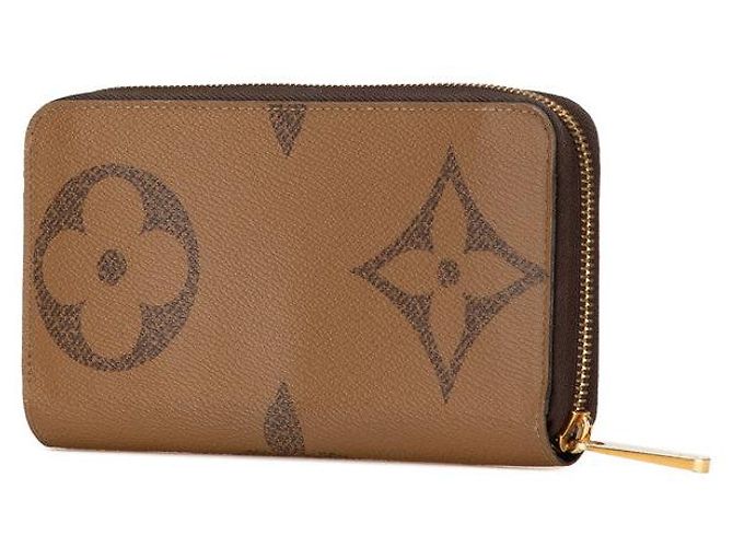 Carteira Zippy Long Louis Vuitton Monogram Giant Reverse Marrom - vista 2