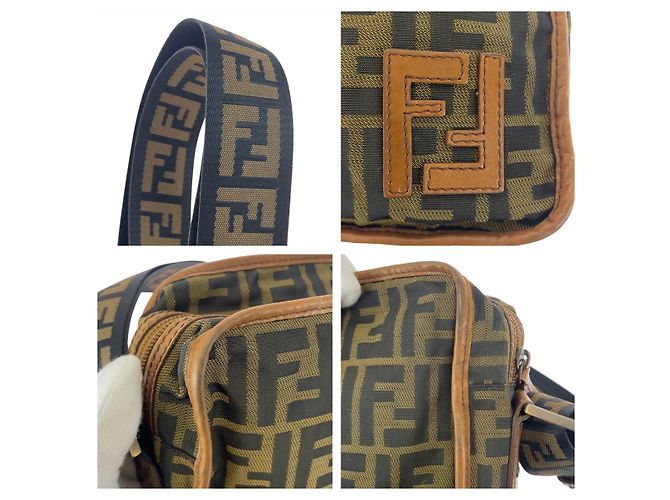 Fendi Zucca Nylon Schultertasche Mehrfarben - Ansicht 4