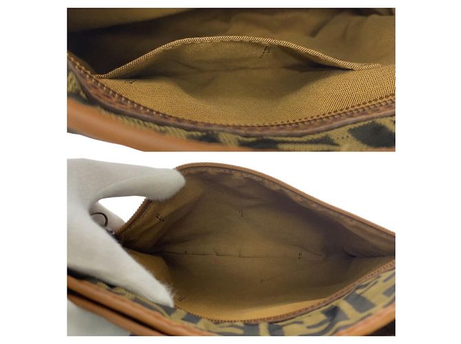 Fendi Zucca Nylon Schultertasche Mehrfarben - Ansicht 5