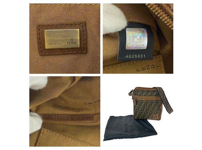 Fendi Zucca Nylon Schultertasche Mehrfarben - Ansicht 6