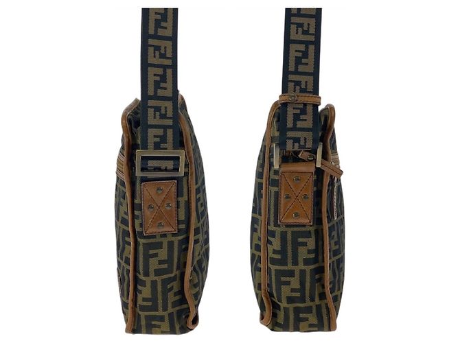 Fendi Zucca Nylon Schultertasche Mehrfarben - Ansicht 8