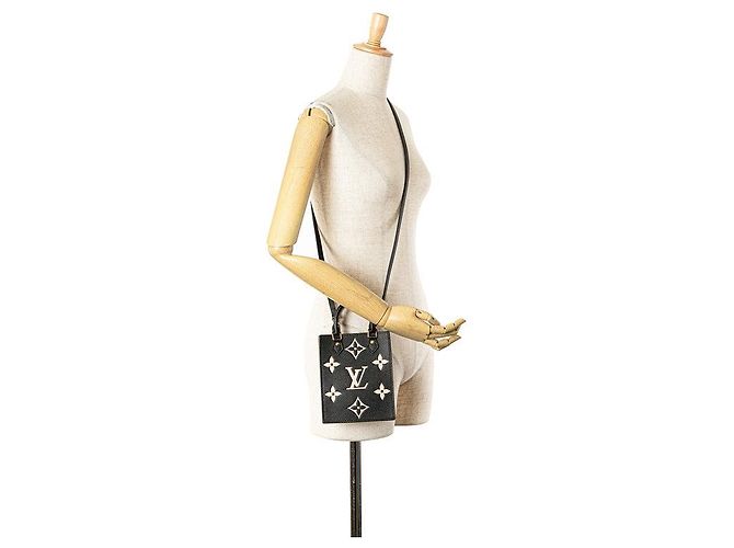 Louis Vuitton Petite Sac Plat Handtasche Schwarz - Ansicht 9