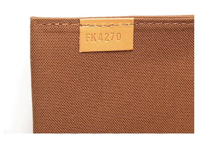 Louis Vuitton Petit Sac Plat Monogram Shoulder Bag Marrom - vista 8