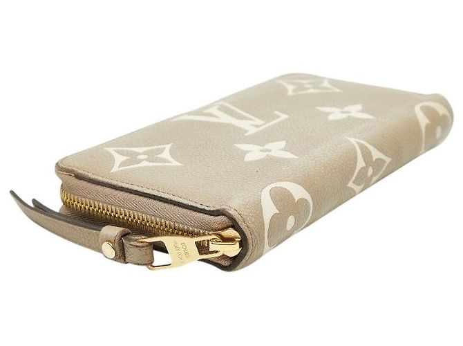Cartera Zippy Louis Vuitton Monogram Empreinte Castaño Beige - vista 5