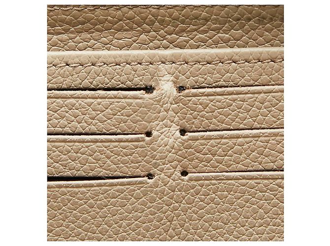 Cartera Zippy Louis Vuitton Monogram Empreinte Castaño Beige - vista 6