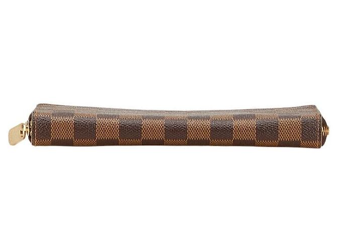 Cartera Larga Louis Vuitton Zippy Organizer Castaño - vista 3