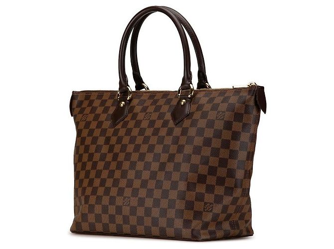 Borsa Louis Vuitton Saleya MM Marrone - vista 2