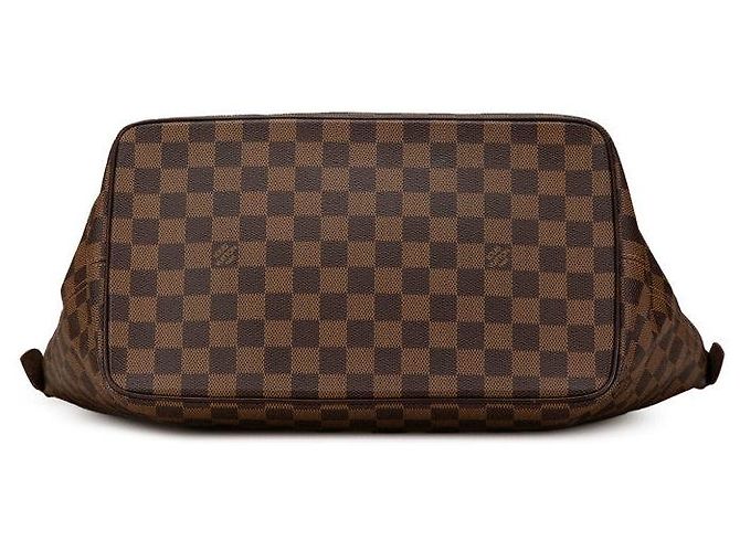 Borsa Louis Vuitton Saleya MM Marrone - vista 3