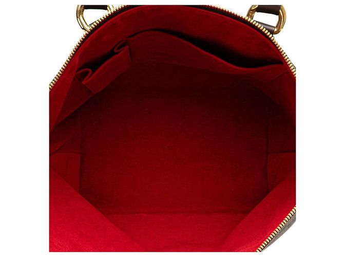 Borsa Louis Vuitton Saleya MM Marrone - vista 4