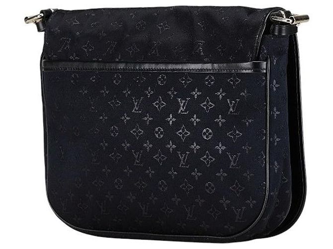 Louis Vuitton Monogram Satin Musette Schultertasche Schwarz - Ansicht 2