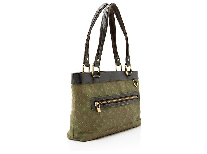 Sac Cabas Louis Vuitton Vintage Monogram Mini Lin Lucille PM Vert - vue 2
