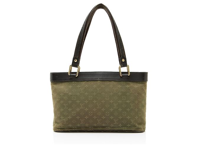 Sac Cabas Louis Vuitton Vintage Monogram Mini Lin Lucille PM Vert - vue 3