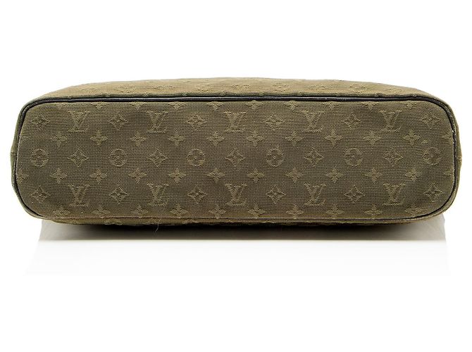 Sac Cabas Louis Vuitton Vintage Monogram Mini Lin Lucille PM Vert - vue 4