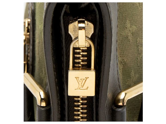 Sac Cabas Louis Vuitton Vintage Monogram Mini Lin Lucille PM Vert - vue 9