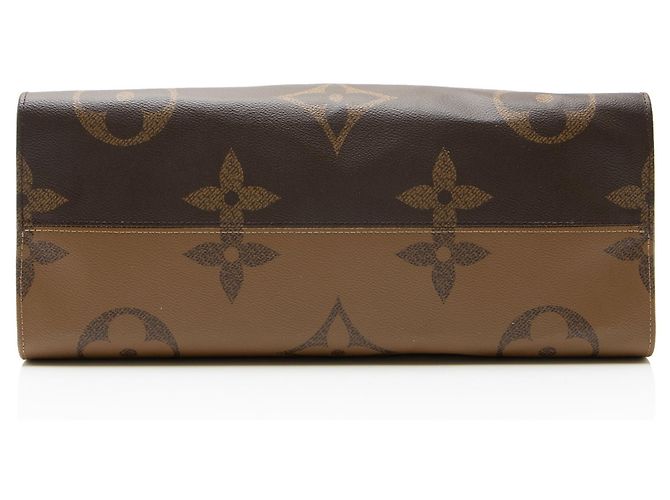 Louis Vuitton Onthego GM Tote aus Giant Monogram Canvas Braun - Ansicht 4