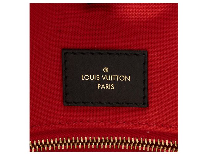 Louis Vuitton Onthego GM Tote aus Giant Monogram Canvas Braun - Ansicht 8