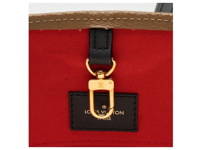 Louis Vuitton Onthego GM Tote aus Giant Monogram Canvas Braun - Ansicht 9