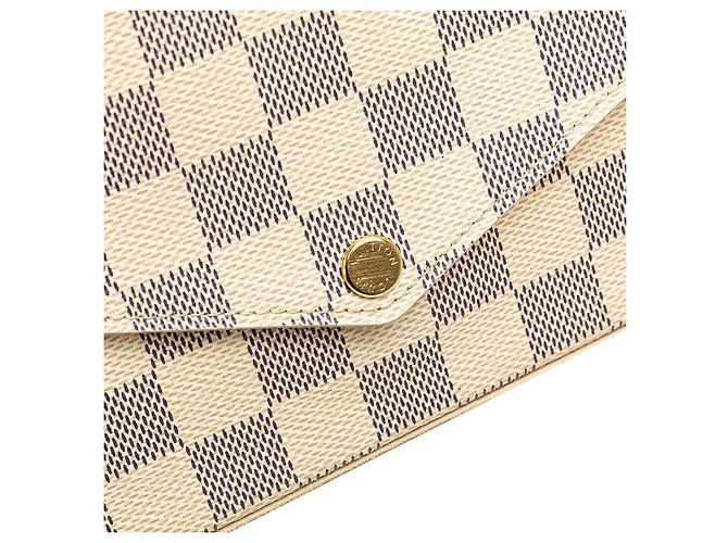 Louis Vuitton Pochette Felicie Chain Shoulder Bag Marrone Beige - vista 4