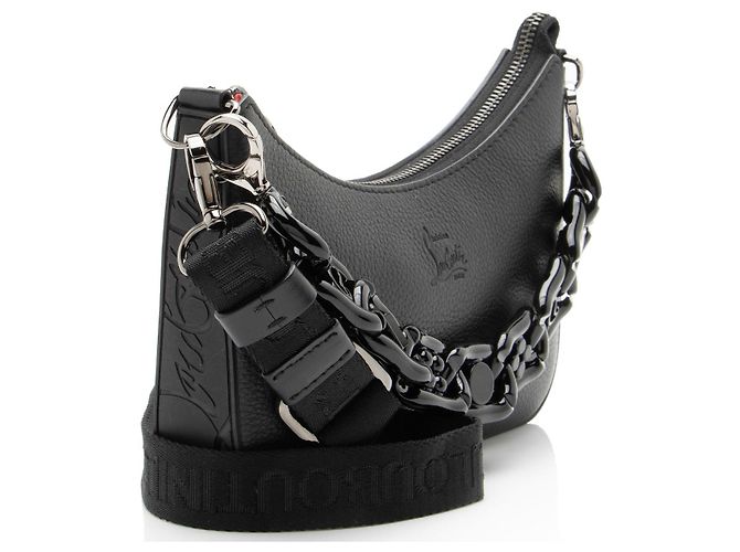 Borsa a tracolla Loubila Mini con catena Christian Louboutin Nero - vista 2