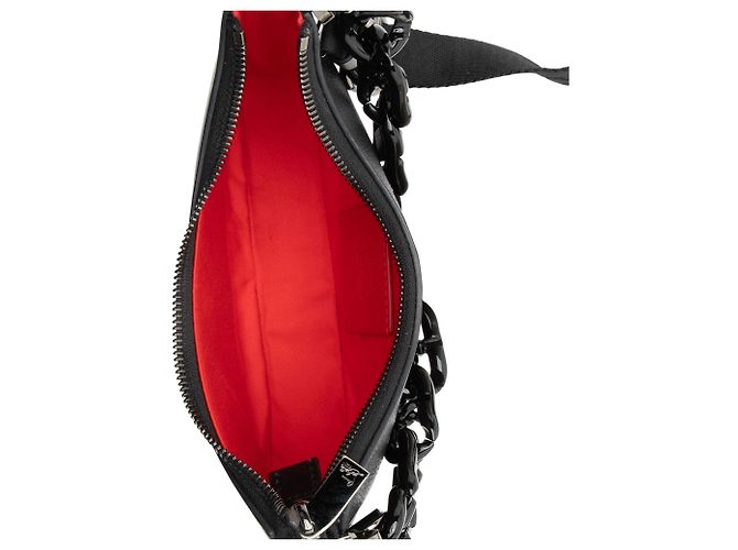 Borsa a tracolla Loubila Mini con catena Christian Louboutin Nero - vista 6