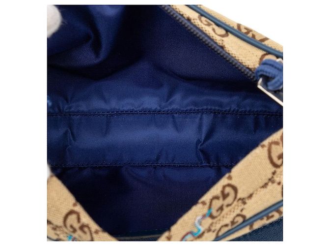 Borsa a tracolla Gucci GG Canvas Snake Multicolore - vista 4